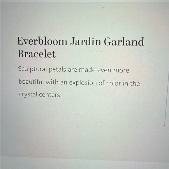 🌼🆕🌼 Brighton Everbloom Jardin Garland Bracelet NWT $98 - Picture 5 of 6
